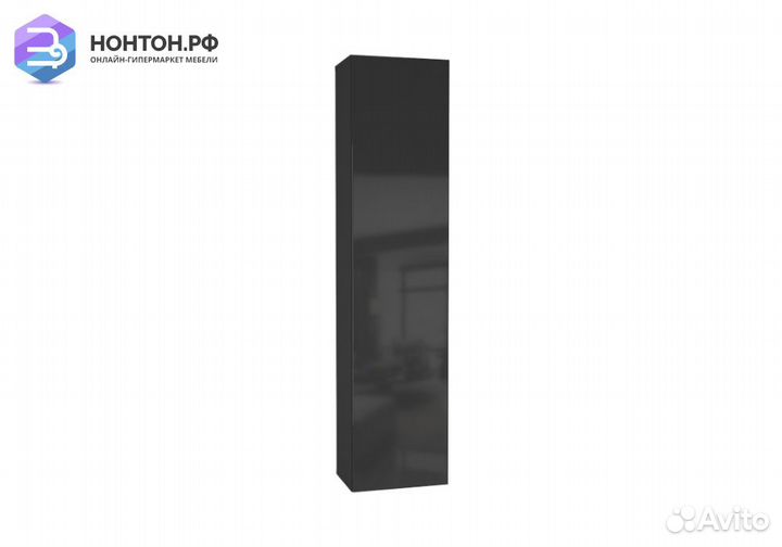 Шкаф навесной Point тип-40 черный глянец / черный