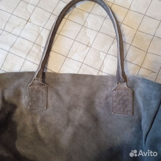 Сумка натуральная замша