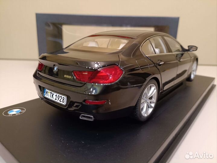 BMW 6 Gran Coupe lll (F06/F13/F12) 13г Черный 1:18