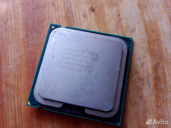 Процессор intel pentium dual-core e 5200. 2500Ghz