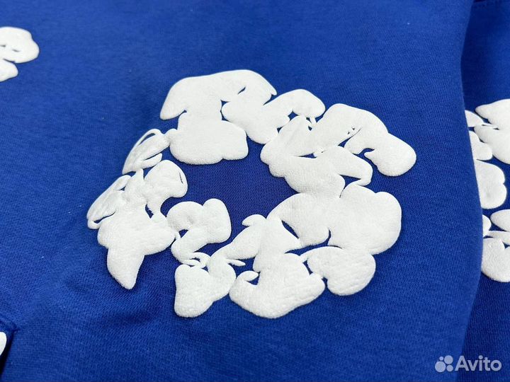 Худи denim tears синяя