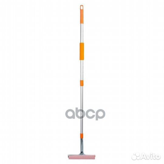Щетка для мытья стекол телескоп. с порол. и вод