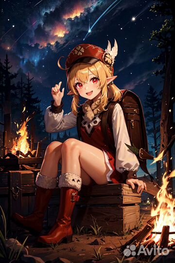 Наклейки Genshin Impact