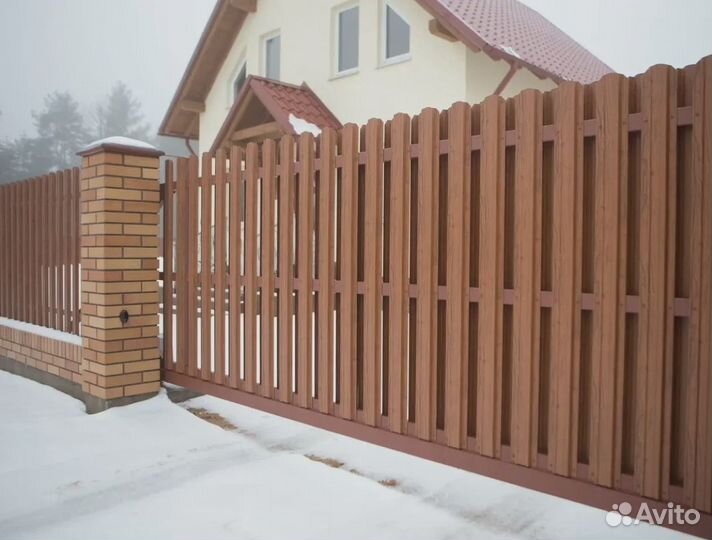 Забор из профнастила