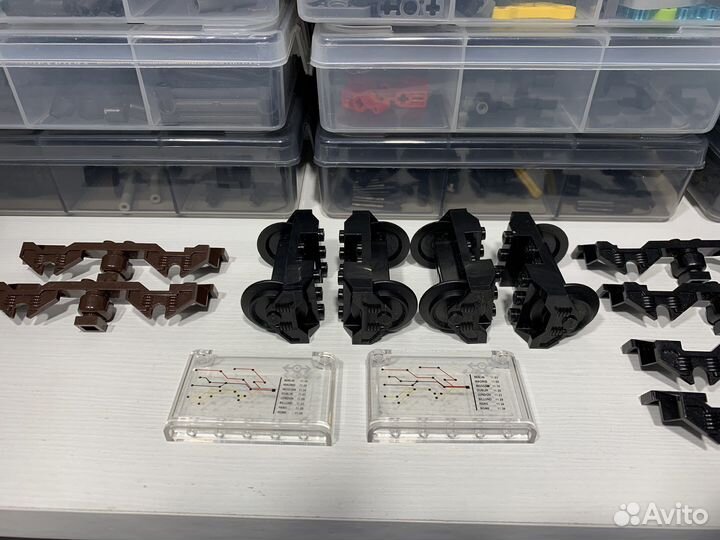 38. Лего детали поезда тележка колесо поезда