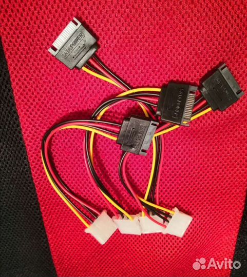 Шнуры sata. Molex. 6Pin