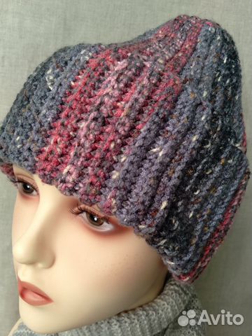 Шапочка актуального фасона ручной работы