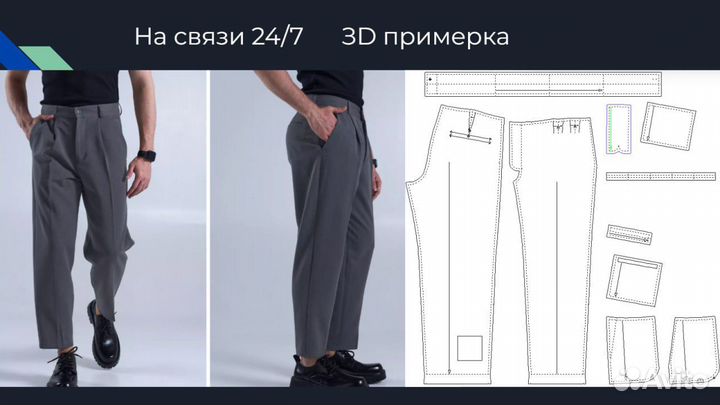 Разработка лекал,3D примерка