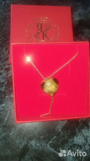 Подвески кулоны серебро с янтарем