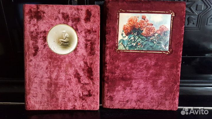 Фотоальбом в бархатной обложке 50- годов СССР