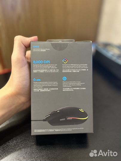 Игровая мышь logitech g102