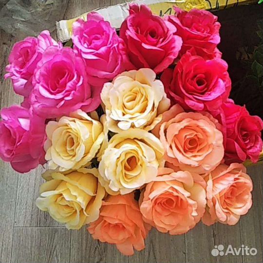 Искусственные цветы розы