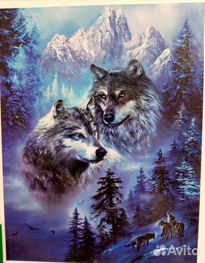 Алмазная мозаика но номерам 40 х50