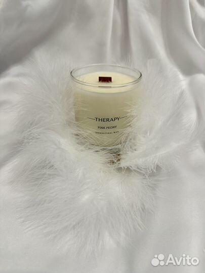 Ароматическая свеча ручной работы