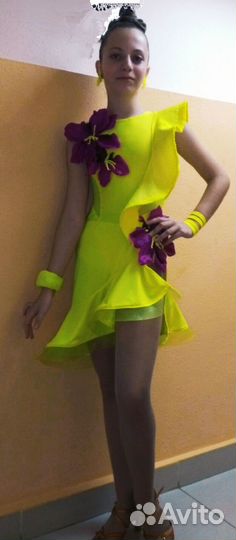 Платье для спортивных бальных танцев латина