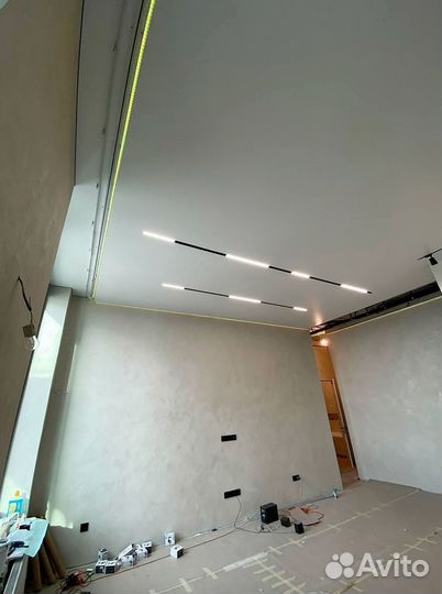 Натяжные потолки. Замер в день обращения