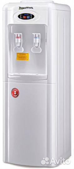 Кулер для воды Aqua Work 10-LDR-ST белый электронн