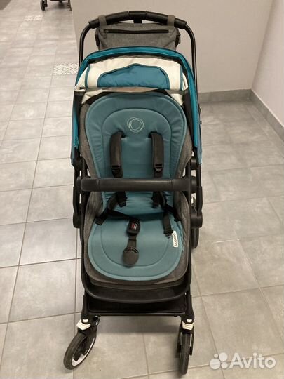 Коляска bugaboo lynx 2 в 1 с аксессуарами, подножк