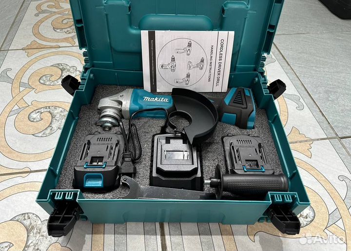 Аккумуляторная болгарка Makita 125мм (Арт.64675)