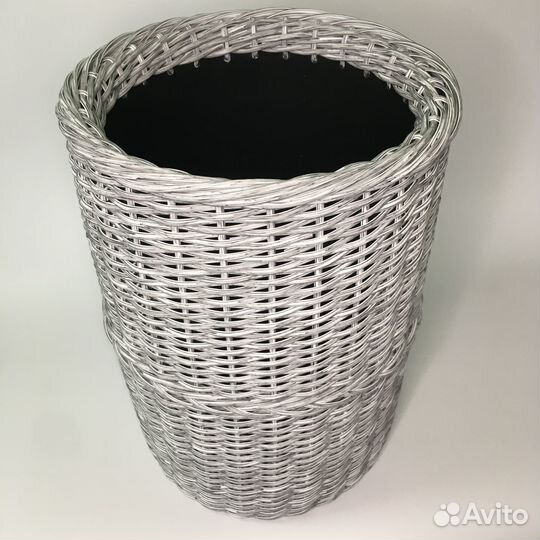 Кашпо для цветов из ротанга для дома и сада