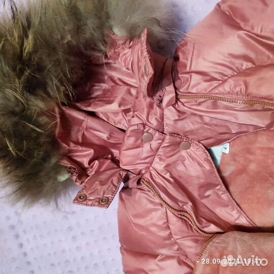 Зимний комбинезон для девочки 80-86