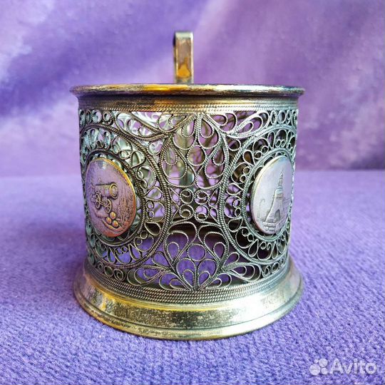 Подстаканники СССР скань