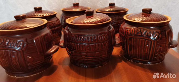Керамические горшки