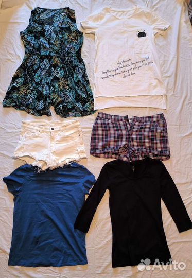 Вещи женские S-M, пакетом