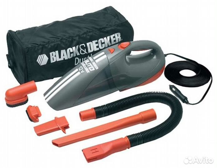 Автомобильный пылесос black decker