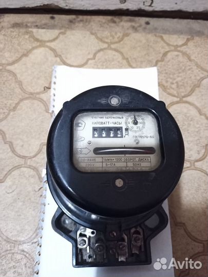 Электросчетчики однофазные СССР