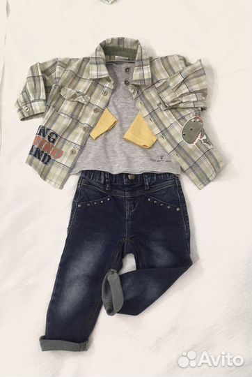 Пакет-7шт., вещи фирменные, для мальчика