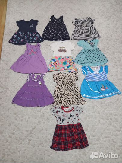 Платье для девочки 86