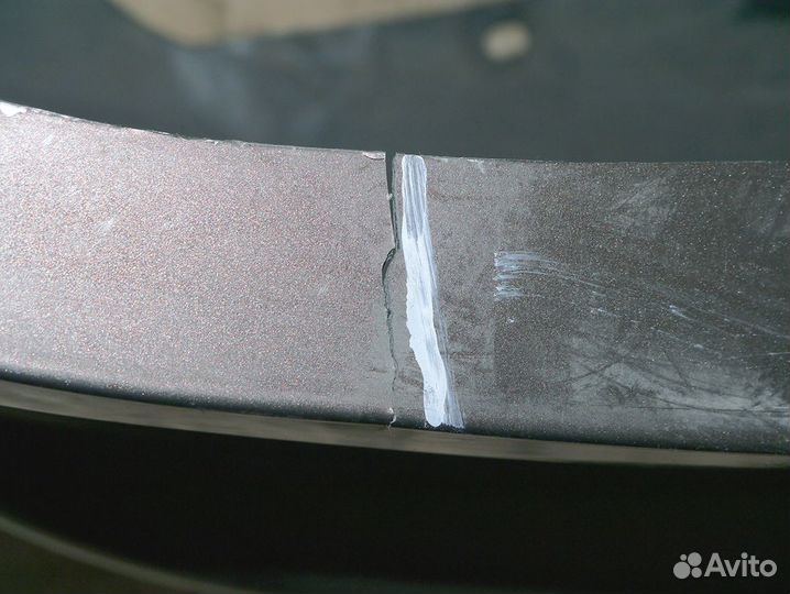 Бампер задний Touran 2007-2010 рестайлинг коричнев