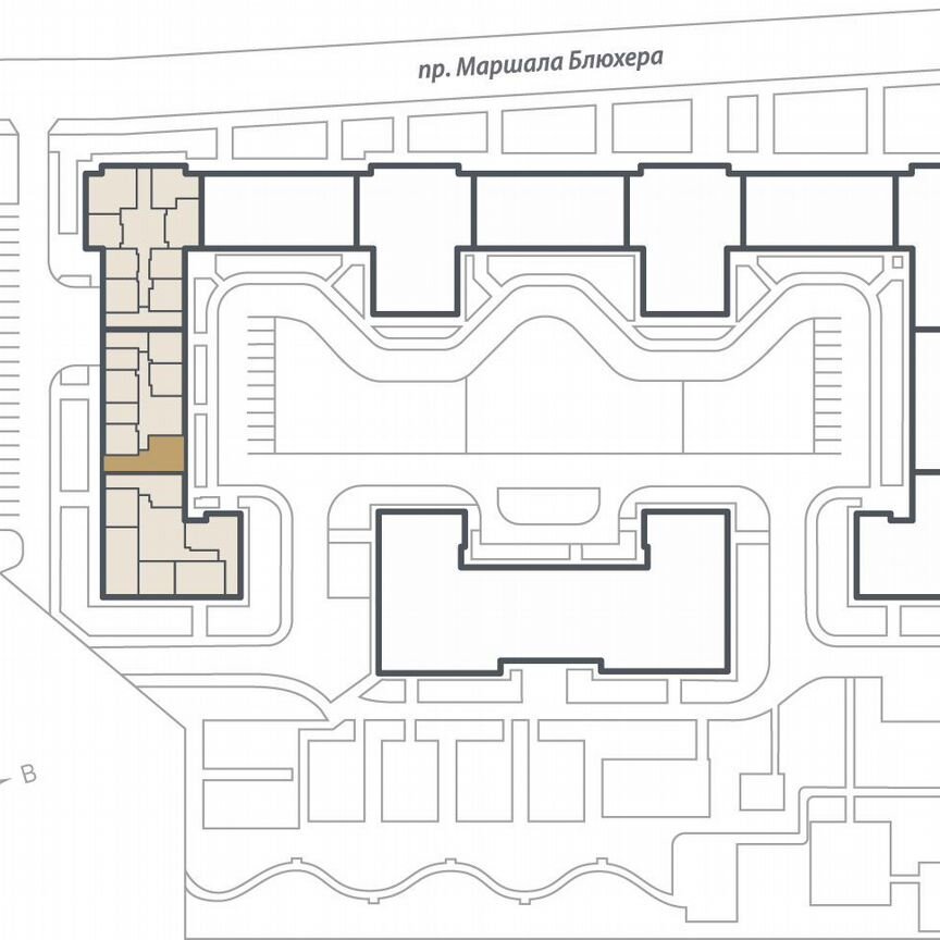 2-к. квартира, 70,4 м², 7/10 эт.