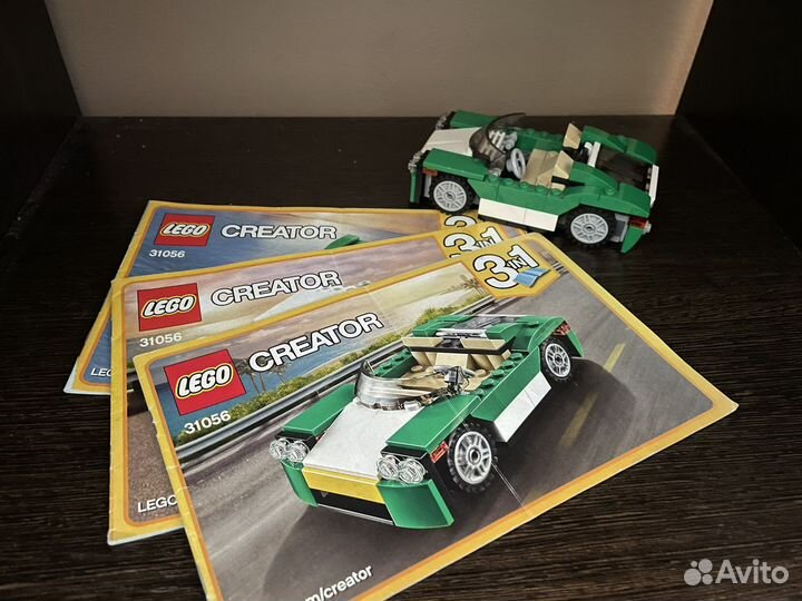 Lego Creator 3в1 31056 (оригинал) Зеленый кабриоле