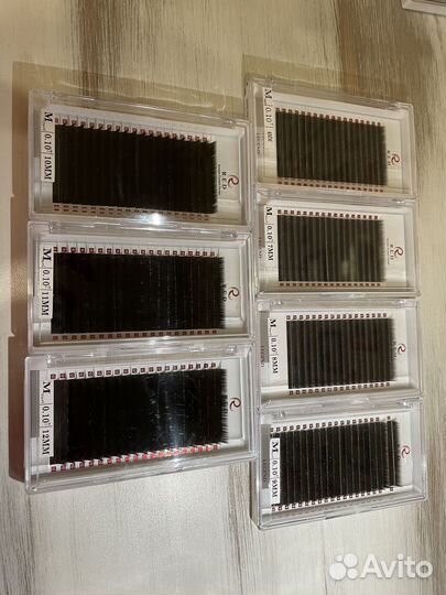 Ресницы для наращивания ресниц Red (изгиб M)