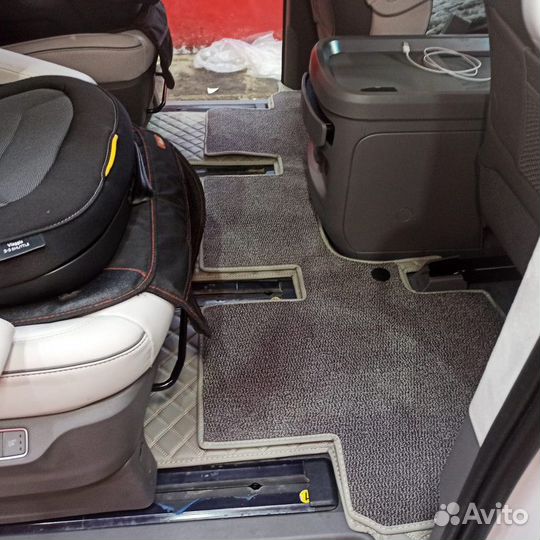 3Д (3D) автоковрики в салон из экокожи