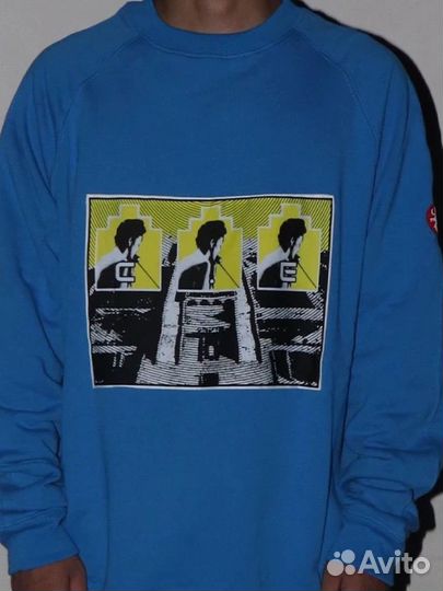 Свитшот Cavempt Оверсайз Унисекс Голубой