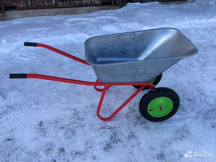 Тачка строительная двухколёсная