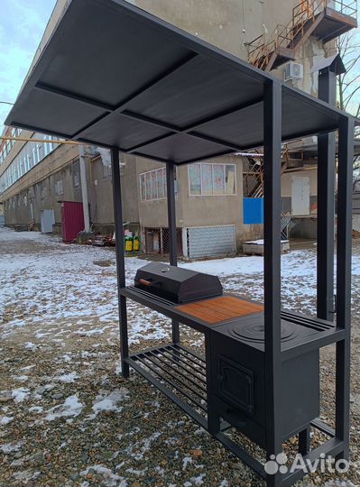 Мангал 6 мм, печка под казан, гриль