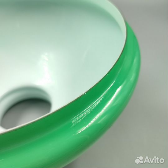 Винтажный зеленый плафон