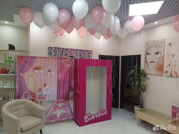 Коробка барби фотозона