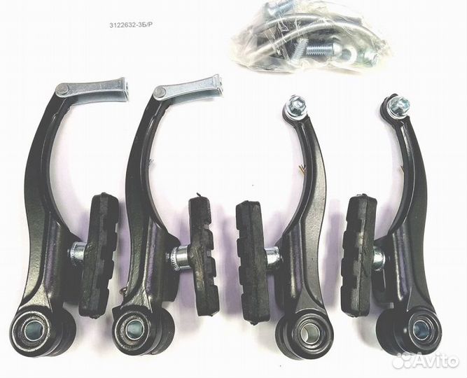 Тормоз V-Brake алюминий клещи черные