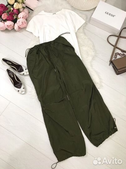 Брюки на L, замер по запросу