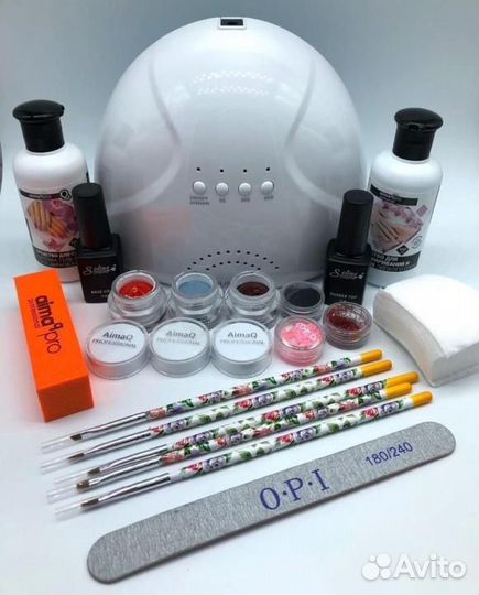 Набор для маникюра с проф лампой 48вт