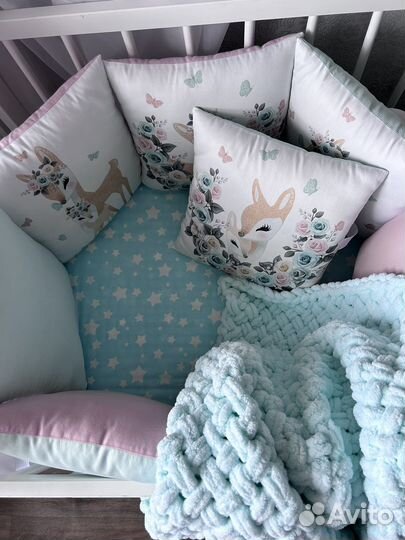 Бортики в детскую кроватку