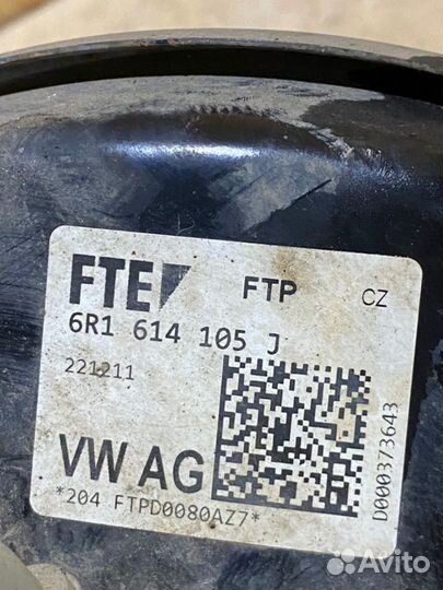 Главный тормозной цилиндр Volkswagen Polo cедан