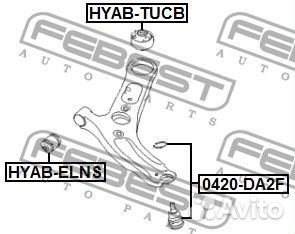 Сайлентблок переднего нижнего рычага
