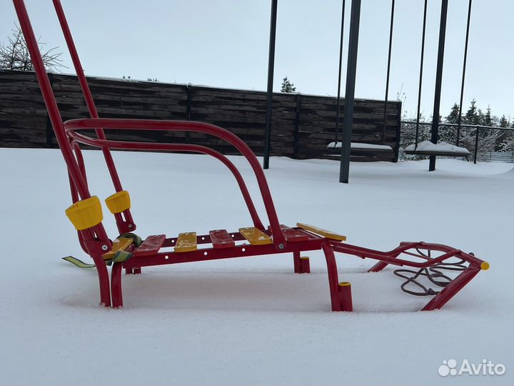 Детские санки с колесами Nika kids