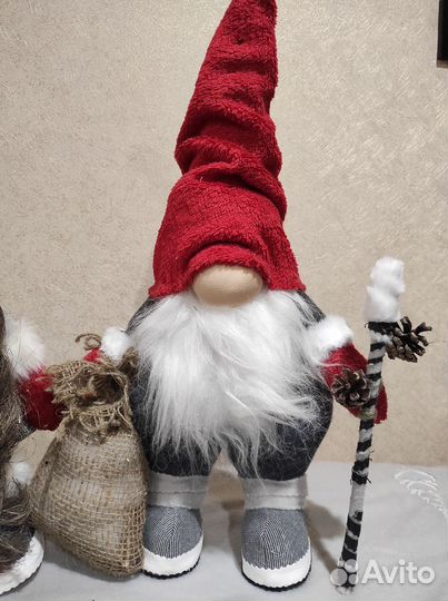 Новогодние гномы, ручная работа